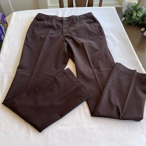 DRESS BARN Dark Brown Dress Pants 12 Tall